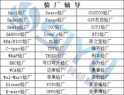 深圳驗廠咨詢輔導(dǎo)機構(gòu)